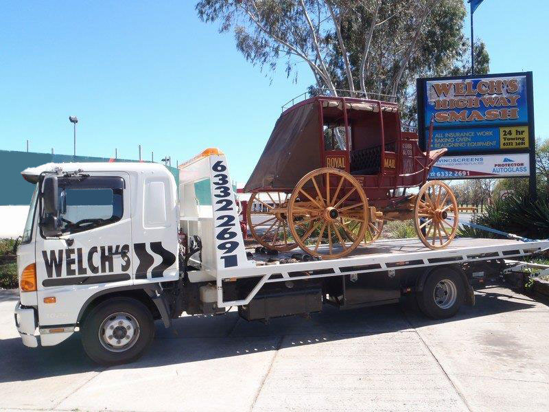 The Welch's Towing team and fleet